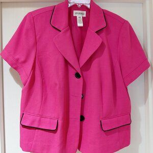 Pink Studio 1 Short-Sleeve Women's Dress Jacket